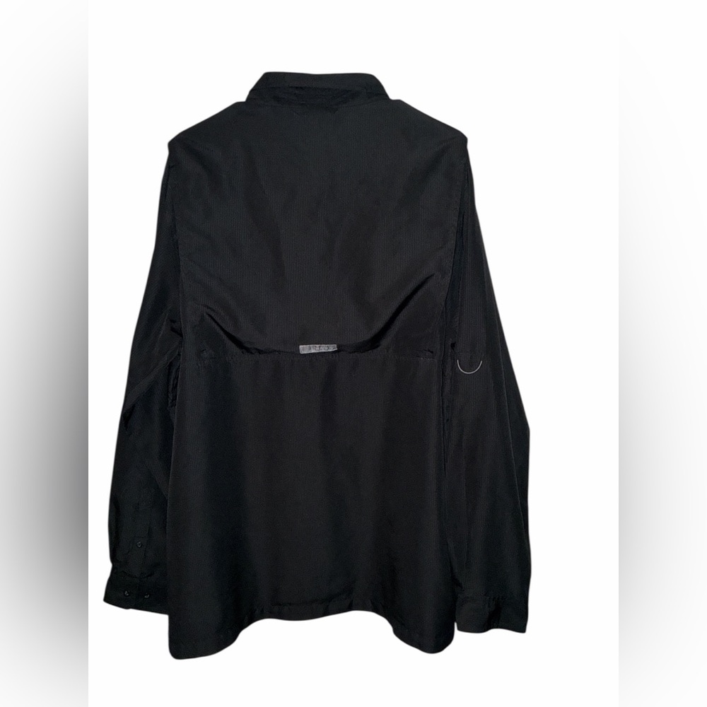 Habit 40+ Solar Factor Outdoor Button Down, Mens Size Large - Picture 2 of 3